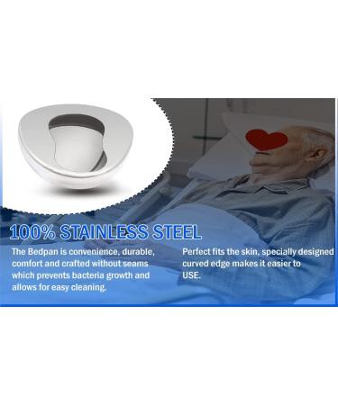 OdontoMed2011 Stainless Steel Bed Pan - Adult Size 14 x 11 3/8 - 1 Count - Buy Online on GoSupps.com