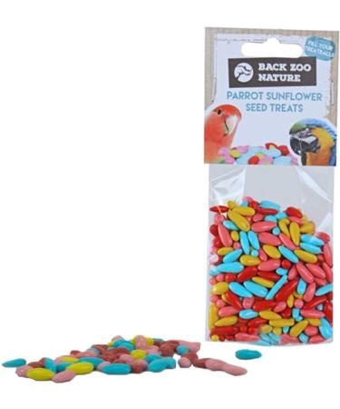Back Zoo Nature Parrot Sunflower Seed Treats - Premium 100g for Happy Healthy Birds | International Shipping Available - Buy Online on GoSupps.com