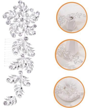 FRCOLOR Accessories rhinestone hair comb dress rhinestone for hair bridal hair comb headgear dinner party hair crystal bride hair accessories rhinestones hair accessories Hair Dress - Buy Online on GoSupps.com