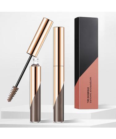 Brow Mascara Eyebrow Gel Brown Long Acting Liquid Eyebrow Natural Eyebrow Makeup for Women (02) - Buy Online on GoSupps.com