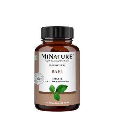 Bael Tablet by mi Nature | Bael Leaf (Aegle marmelos) Tablet | Pure & Natural Herb | Chemical & Free | Supplements | Vegan & Non-GMO |90 Tablets 45 Days Supply| Made in India - Buy Online on GoSupps.com