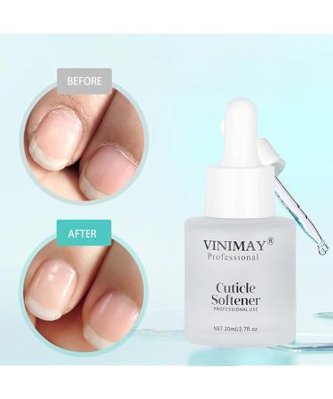 Cuticle Remover Nail Hardener and Cuticle Remover for Pedicure - Liquid Nail Oil Cuticle Softener 20ml Cuticle Repair Nail Strengthener for Damaged Nails Heal Cracked Nails Qiyifang - Buy Online on GoSupps.com