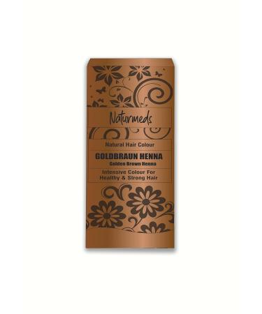 Gold Brown Henna Powder - Natural Hair Color for Beautiful Vibrant Tones | International Shipping Available - Buy Online on GoSupps.com