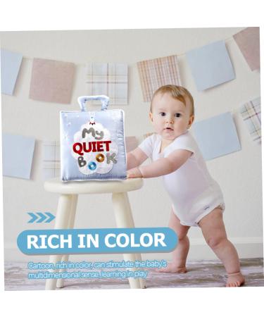 Upkoch Functional Search Book Toy for Toddlers - Interactive Baby Books for Newborns & Calm Fabric Toys - Buy Online on GoSupps.com