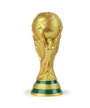 iRojalh World Cup Trophy,World Cup Trophy Real Size,World Cup Trophy Replica 8.3''10.62''14.17'' World Cup Replica Resin Soccer Collectibles Sports Fan Trophy Gold Bedroom Office Desktop Decor