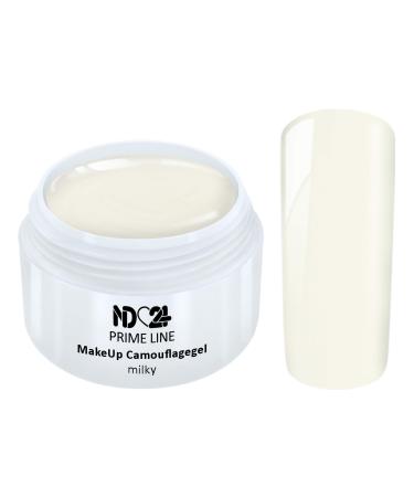 Prime Line - Uv Led Gel Make Up Camouflage Milky Studio Quality - Made in Germany - 5ml
