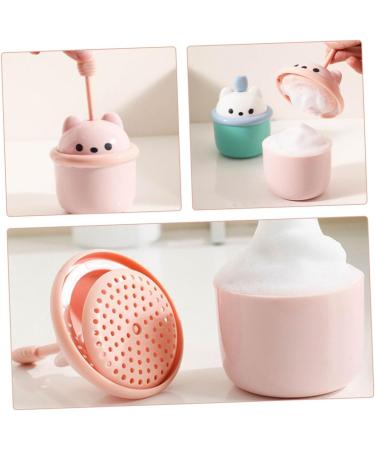 PLAFOPE Facial Foamer Washing Face Bubble Maker Foam Bottle Pump Face Cleaning Foam Makers Facial Foams Maker Cup Foam Dispenser Bottle Face Bubble Maker 6.80X6.50X6.50CM Pink - Buy Online on GoSupps.com