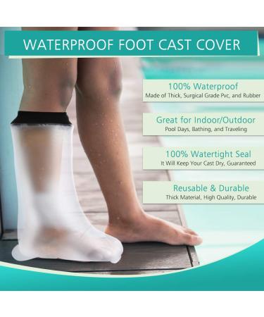 Waterproof Plaster Leg Protector for Kids | Shower & Bath Protection for Wounds & Orthopedic Boots - Buy Online on GoSupps.com