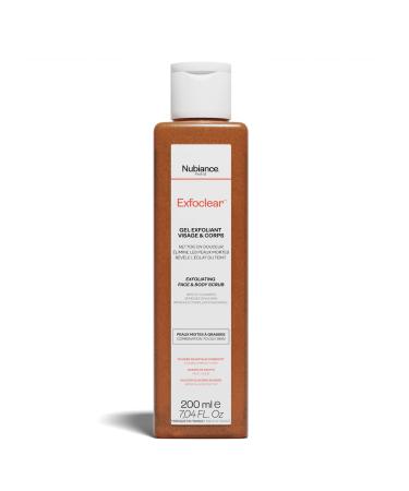 Nubiance - Exfoclear - 200ml - fruit acid peeling for face and body - deep clean gel against blackheads for greasy and dry skin.200 ml (1 Pack)