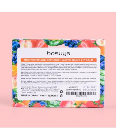 Fruit flavor lip balm,6 pack Natural Soft All-Day Moisturizer with Vitamin E and Coconut Oil,100% Natural & Organic Lip Balm Sticks for repair chapped lips or dry lips - Buy Online on GoSupps.com