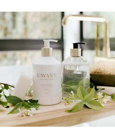 L AVANT Collective Luxury Home Essentials Bundle | High-Performing Dish Soap Hand Soap Multipurpose Cleaner Scrub Brush Lucite Tray | Eco-Friendly Fresh Linen - Buy Online on GoSupps.com