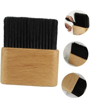 DOITOOL 1pc Cleaning Brush Face Duster Car Duster Salon Barber Duster Salon Duster Cleaning Duster Salon Haircut Duster Styling Comb Hair Brush Hair Removal Brush Wooden Neck - Buy Online on GoSupps.com