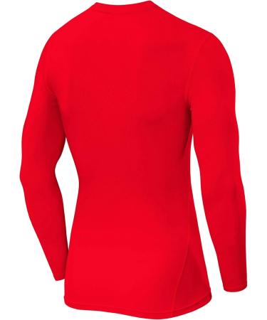 TCA Men's & Boys Long Sleeve Compression Shirt - Red Age 6-8 Years | Best Quality Fitness Apparel - Buy Online on GoSupps.com