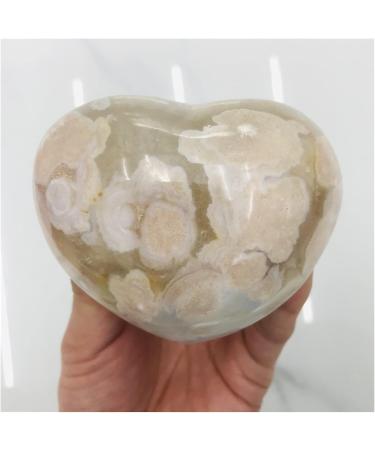 Natural Crystal Rough Cherry Blossom Agate Heart Crystal Heart Natural Stones and Minerals Quartz Stone Crystal Rough Stone Stone (Size : 250-320g) Household (Size : 150-230g) - Buy Online on GoSupps.com