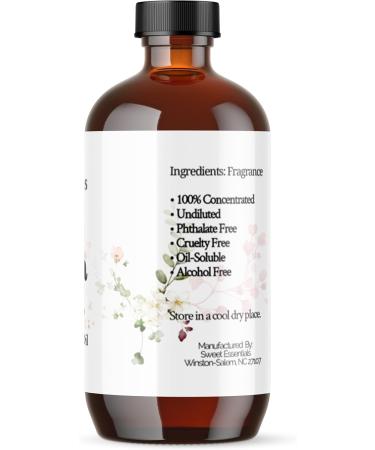 Cashmere & Almond 4oz Premium Fragrance Oil Aromatherapy Diffuser Crafts Soap Home Scents Bath & Body DIY Parfum and Much More. Versatile & Long-Lasting by Sweet Essentials - Buy Online on GoSupps.com