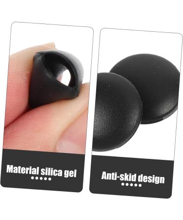 Healeeved 60 Pairs Round Glide Ring Accessories for Glasses - Slipproof Black Holders for Retro & Round Glasses - 1.4x1.4x0.6cm - International Shipping Available - Buy Online on GoSupps.com