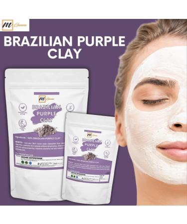 mGanna 100% Natural Brazilian Purple Clay Powder 0.22 lbs / 100 g for Anti-Ageing & Skin firming Creams and Soap Making - Buy Online on GoSupps.com