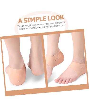 FOMIYES Height Increasing Insoles - 4 Pairs of Comfortable Shoe Inserts for Men & Women | Boost Height with Damping Heel Sock Pads - Buy Online on GoSupps.com