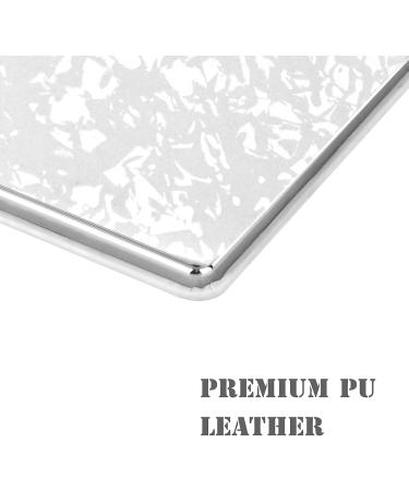 Delicate Compact Travel Vanity Mirror for Girls Women Men Classic White 2-Sided Folding Makeup Mirrors for Pocket Purse Handbag Wallet Portable Magnifying Slim Cosmetic Mirror with 3D Shell Pattern - Buy Online on GoSupps.com