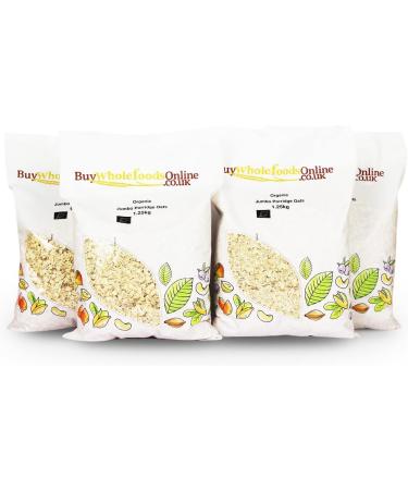 Organic Jumbo Porridge Oats 5kg (BWFO) 1.25 kg (Pack of 4) - Buy Online on GoSupps.com