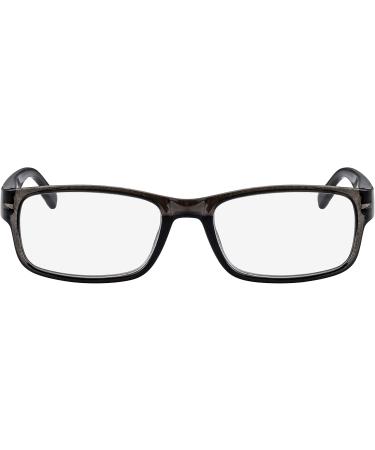 FILTRAL Pack of 3 Classic Reading Glasses - Unisex Spring Hinges Black/Brown/Gray - 1.5 Diopters Reading Aid - Buy Online on GoSupps.com