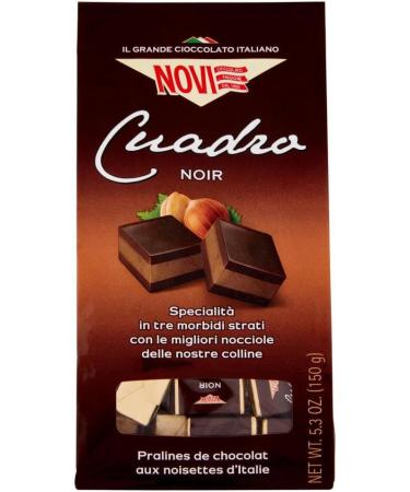 Italian Gourmet E.R. Novi Cuadro Noir Lot of 6 bags of chocolates with hazelnuts and low fat cocoa 150 g + Gourmet Italian Tomato Pulp Tomato Pulp 400 g - Buy Online on GoSupps.com