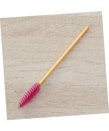 FRCOLOR 50 Pcs Eyelash Brush Mascara Wands Eyelash Mascara Brush Applicator Portable Eyelash Curler 50 Pcs Rose - Buy Online on GoSupps.com