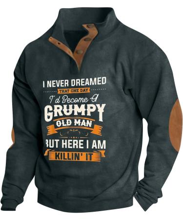 Men's Winter Hoodie - Casual Zip Sweatshirt for Outdoor Use | Comfortable Long Sleeve Collared Tops (S-3XL) - Navy XL - Buy Online on GoSupps.com