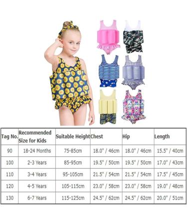 IMEKIS Unisex Kids' One-Piece Swimwear - Adjustable Buoyancy Bathing Suit for 3-4 Years - Blue Grille Swimming Aid - Buy Online on GoSupps.com