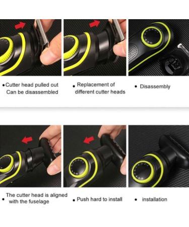 All-in-One Hair Clippers & Beard Trimmer for Men - Adjustable Electric Groomer for Hair Beard Nose & Ear - Buy Online on GoSupps.com