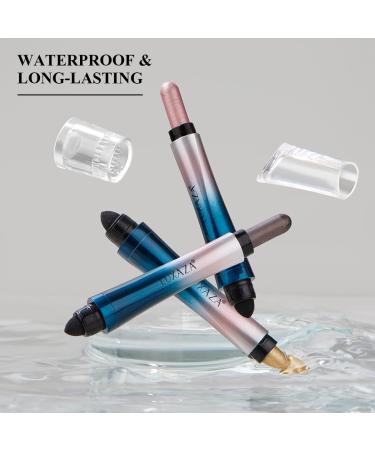 LUXAZA 24H Longwear Champagne Shimmer Eyeshadow Stick - Waterproof, Cruelty-free & Vegan | 1PCS 204 - Buy Online on GoSupps.com