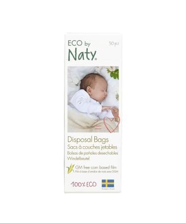 Eco by Naty Ecological Diaper Bags 3 Bags (3 x 50 pieces) 100% Compostable 3 1 piece (150 pack) - Buy Online on GoSupps.com