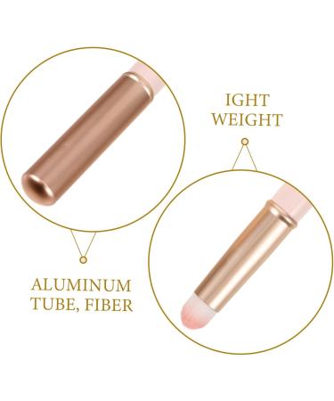 minkissy Lip Blending Brush Makeup Brush Lip Gloss Lipstick Applicator Wands Lip Brush for Lipstick Lip Makeup Lip Brush for Women Lip Wands Short Beauty Tools Pink Aluminum Tube - Buy Online on GoSupps.com