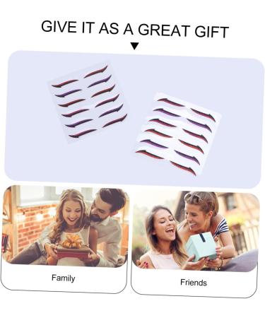 Angoily 24 Pairs Glitter Eyeliner Beauty Tools + Accessories Eyelid Shadow Sticker Eyeliner Decal With Wings - Buy Online on GoSupps.com