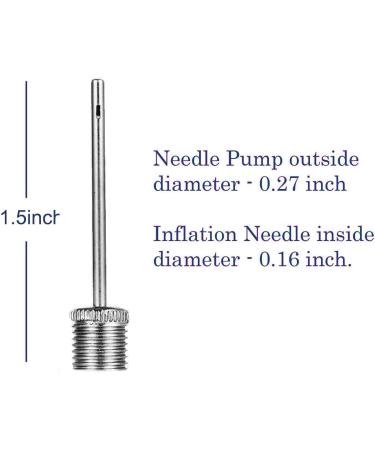 TONUNI Air Pump Needle Set - 15 Pack Dual-Port Inflation Needles for Sports Balls - Football, Basketball, Soccer, Volleyball, Rugby - With Metal Box - Buy Online on GoSupps.com