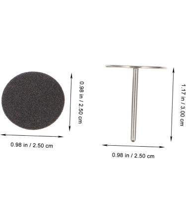 Healvian 1 Set Nail Polishing Sheets Grinder Sanding Disc Sandpaper Disc Pad Foot File Sandpaper Disc Pedicure Tools Manicure Sandpaper Disc Scraper Nail Drill Sole of Foot Stainless Steel - Buy Online on GoSupps.com