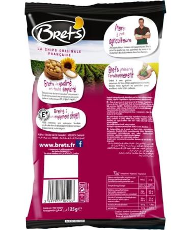 Chips Bret's Vinaigre: Irr sistibles Saveurs pour un Ap ritif Gourmand - Sachet de 125g - Le Lot De 4 - Buy Online on GoSupps.com