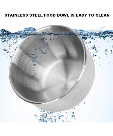 Stainless Steel Bird Feeding Bowl with Stand for Cage - Durable Pet Parrot Food/Water Feeder Accessory for Parakeet, Conure, Cockatiels, Finches - Buy Online on GoSupps.com