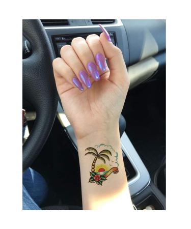 CARGEN Vintage Sailor Jerry Temporary Tattoos - Classic Traditional Old School Stickers for Men, Women, Boys, Girls - Ideal for Parties - Buy Online on GoSupps.com