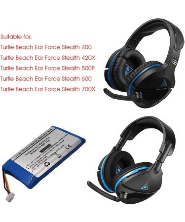 Buy 3.7V 950mAh Replacement Battery for Turtle Beach Stealth 400/420X/500/600/700X | International Shipping Available - Buy Online on GoSupps.com