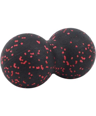 Buy Peanut Massage Ball - Double Lacrosse Trigger Point Duo Ball for Myofascial Release | Black Red - International Shipping Available - Buy Online on GoSupps.com