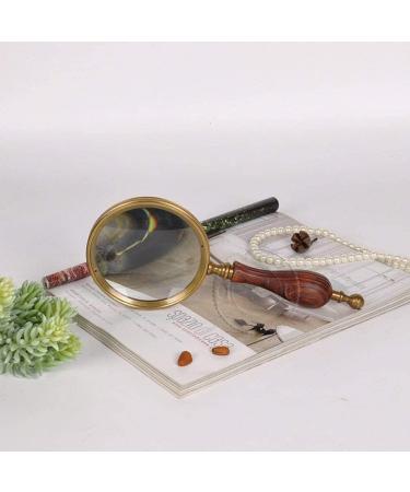 Lightweight Magnifying Glass Hand-Held 5X Magnifying Glass with High-Definition Lens for Reading Identification Watch Repair Lofty Ambition - Buy Online on GoSupps.com
