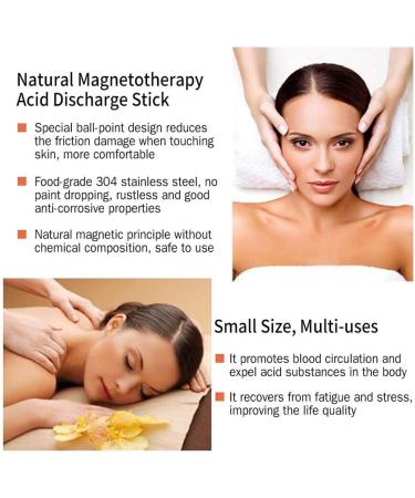 RZiioo Magnetotherapy Pen - Magnetic Massage Therapy Stick for Meridian Points & Acid Discharge Relief - Buy Online on GoSupps.com