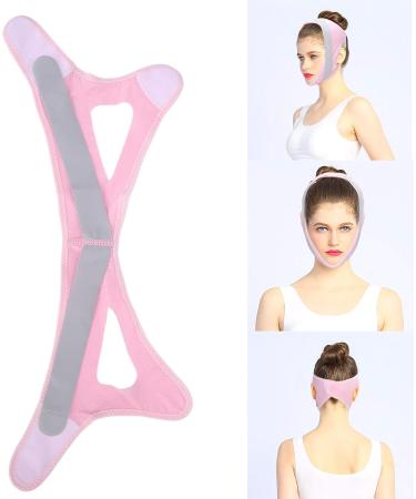 Qukaim V Face Slimming Belt V Face Slimming Belt Facial Strap Double Chin Reducer Pink - Buy Online on GoSupps.com