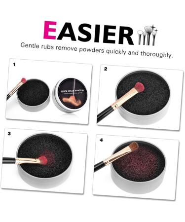 POPETPOP 12 Sets Makeup Sponge Tools Silicone Brush Cleaner Color Removal Cleaner Sponge Eye Shadow Makeup Brush Makeup Supply Cleaning Sponge Make up Makeup Tools Activated Carbon Sponge - Buy Online on GoSupps.com