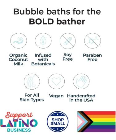 Debonair Bubble Bath - Jasmine & Teakwood | Moisturizing Vegan Organic Coconut Milk - 16 FL oz for All Skin Types - Buy Online on GoSupps.com