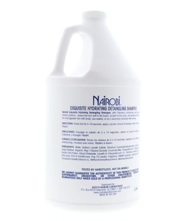 Nairobi Exquisite Hydrating Detangling Shampoo 128 oz | Unisex Moisturizing Shampoo for All Hair Types International Shipping Available - Buy Online on GoSupps.com