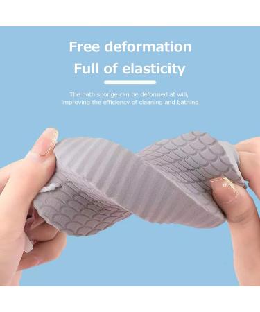 CREAMOON Ultra Soft Bath Sponge 4pc Set - Gentle Exfoliating Spa Scrub for Adults & Children - Dead Skin Remover - Buy Online on GoSupps.com