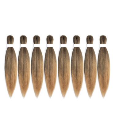 Pre Stretched Braiding Hair 18 Inch 8 Pack Kanekalon Crochet Yaki Extension T27 - Buy Online on GoSupps.com