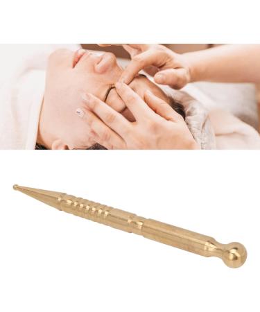 Verdant Touch Face Eye Massage Pen Acupressure Bar Brass Manual Acupuncture Pen for Deep Tissue Massage Men Women - Buy Online on GoSupps.com